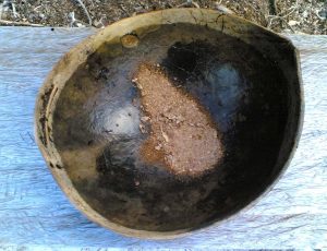 Piri-piri dry extract, ready to be mixed with water for the ritual flowering bath.