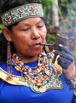 Shipibo Maestra Ercilia. Photo: S. Von Hoff