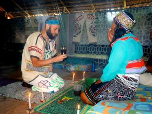 San Pedro ceremony with Shipibo Maestra Celia.